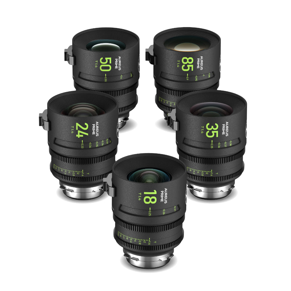 NiSi Aureus Prime Full Frame T1.4 Cinema Lens Kit – 18mm, 24mm
