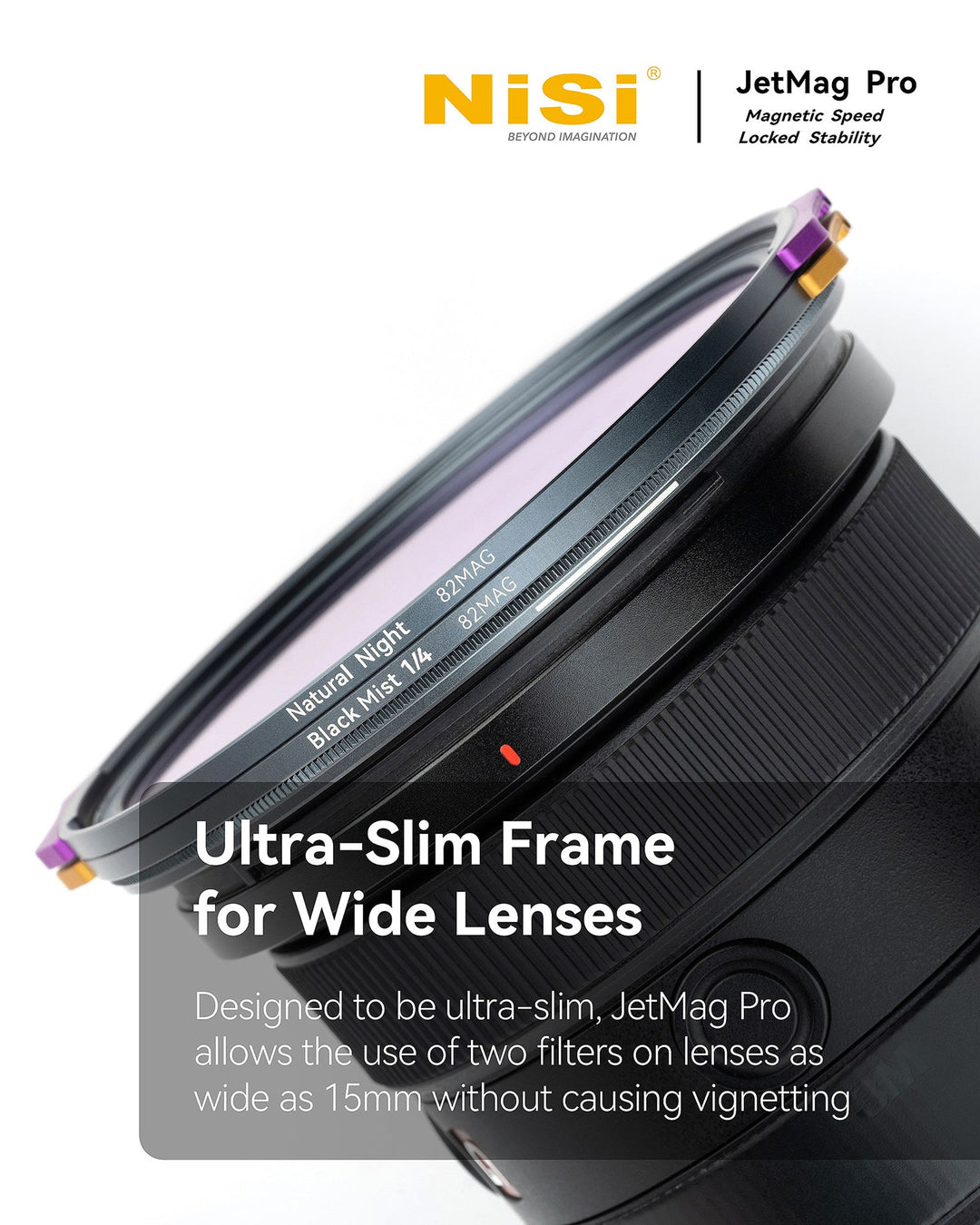 NiSi Filters JetMag Pro 82mm Black Mist Kit