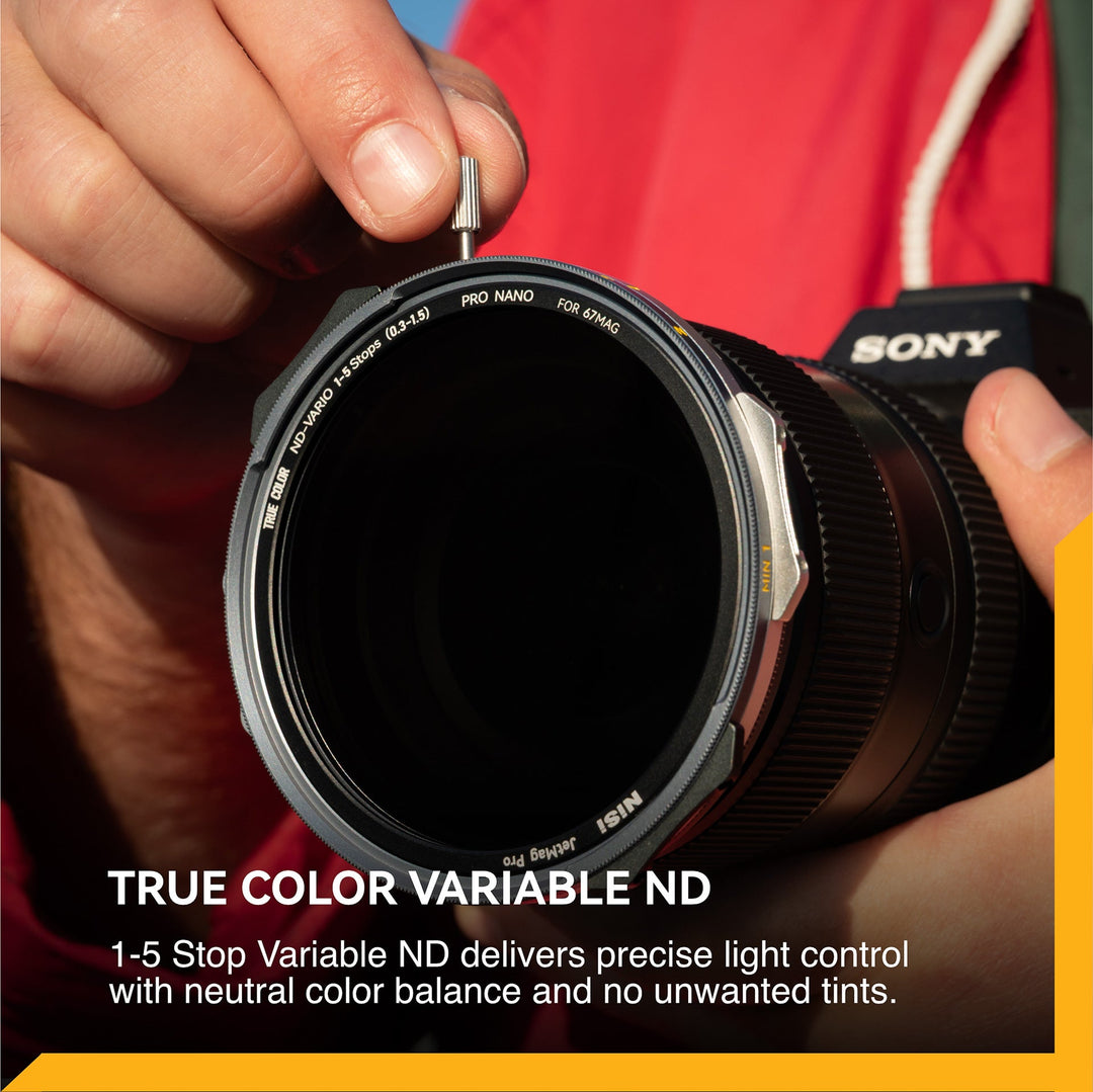NiSi JetMag Pro 67mm 1-5 stops VND Flex Kit