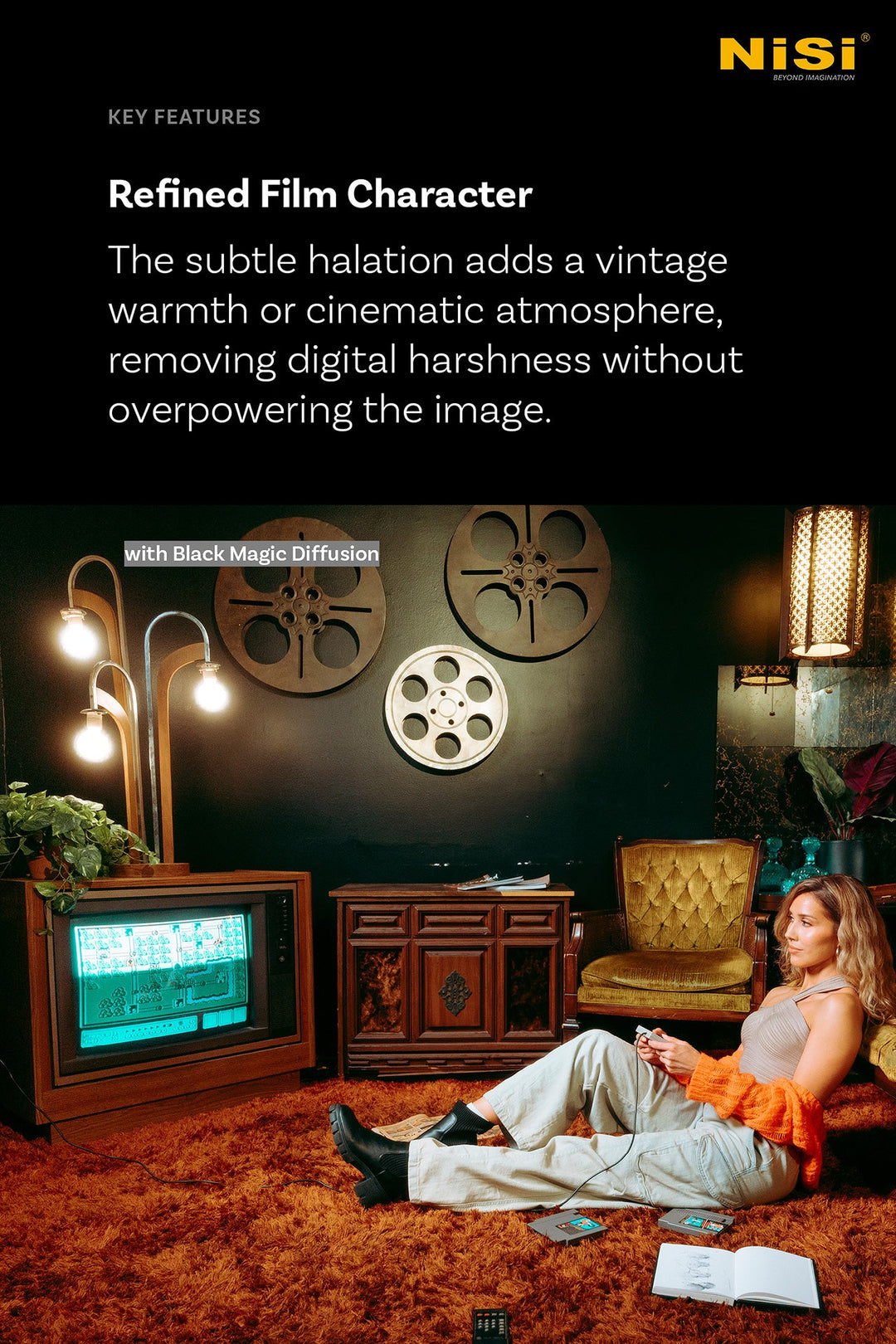 NiSi JetMag Pro 82mm Black Magic Diffusion