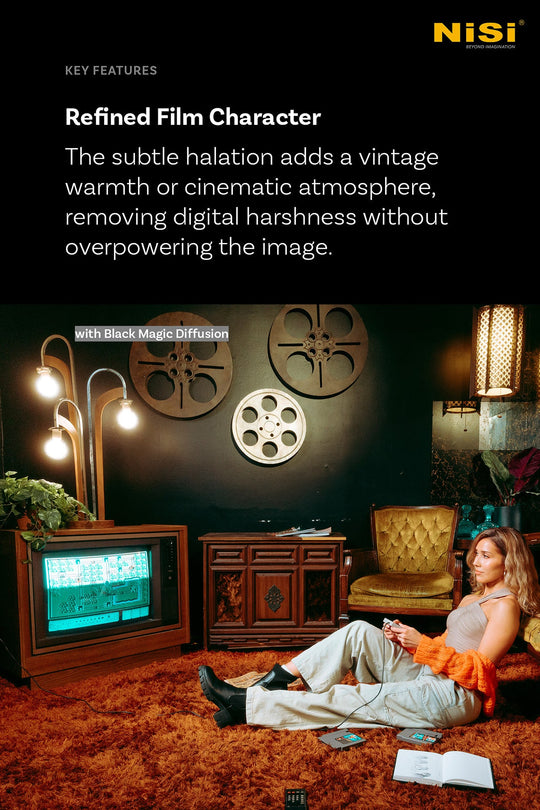 NiSi JetMag Pro 82mm Black Magic Diffusion