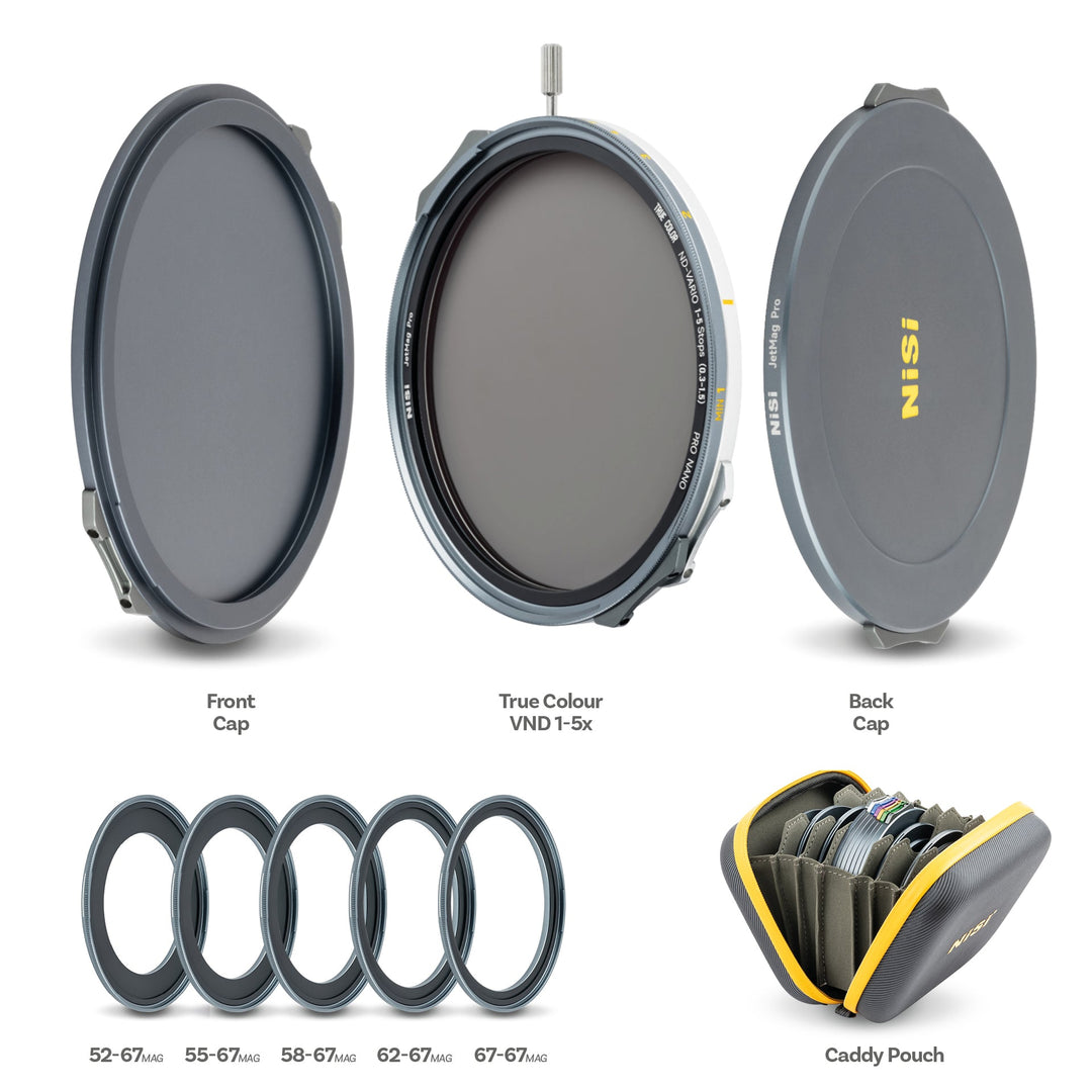 NiSi JetMag Pro 67mm 1-5 stops VND Flex Kit