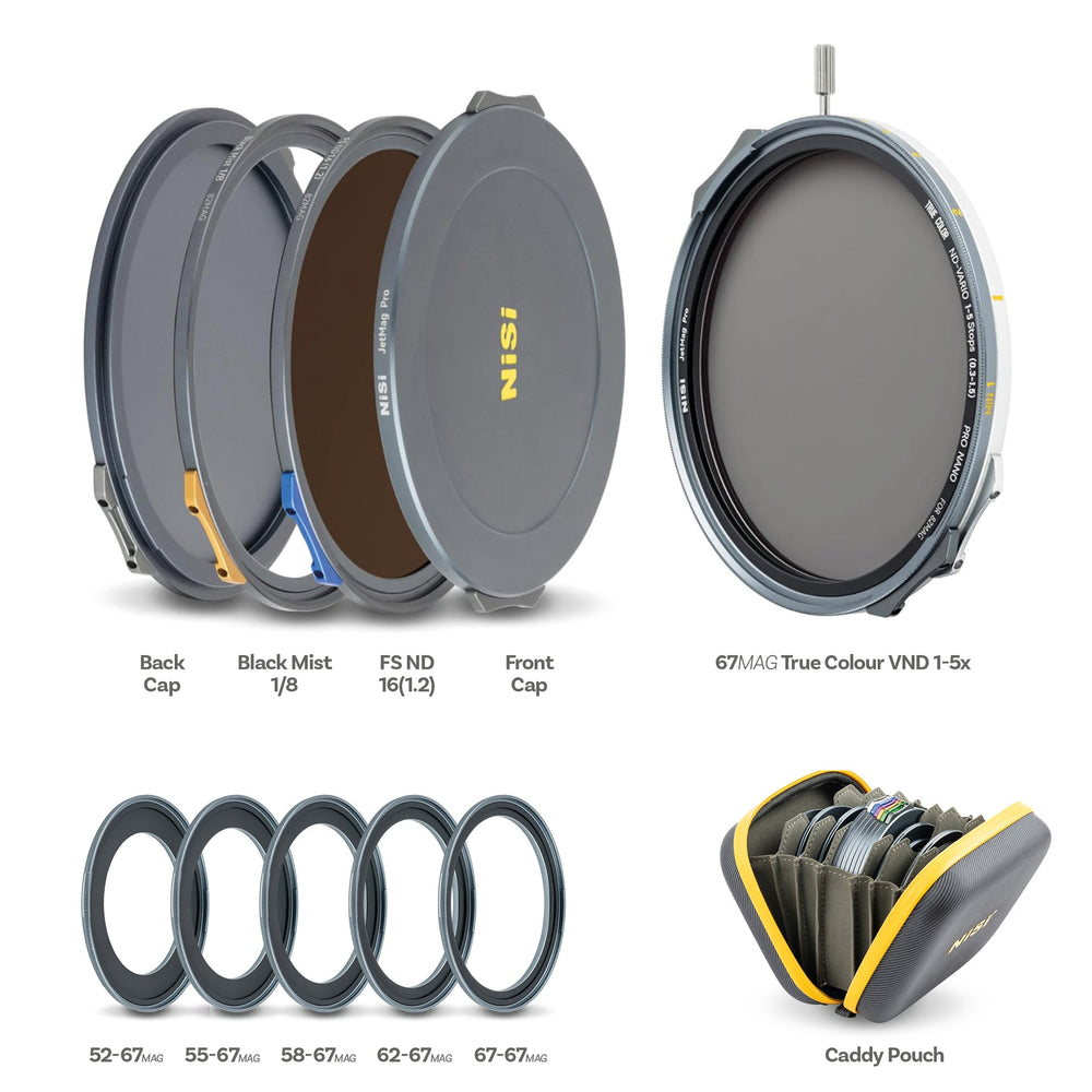 NiSi JetMag Pro 67mm 1-9 stops VND Mist Creator Kit