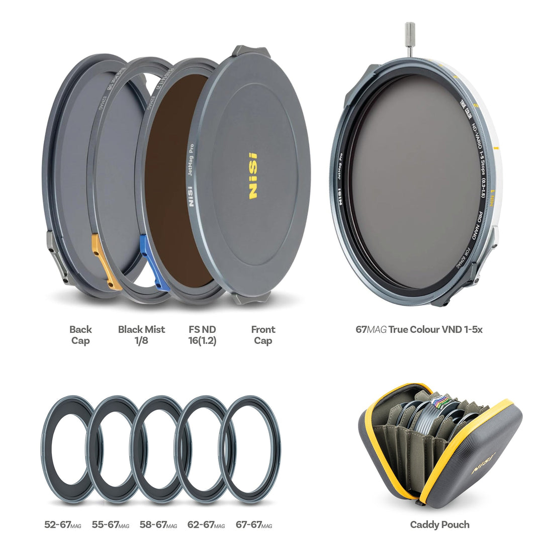 NiSi JetMag Pro 67mm 1-9 stops VND Mist Creator Kit